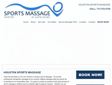 Tablet Screenshot of htxsportsmassage.com